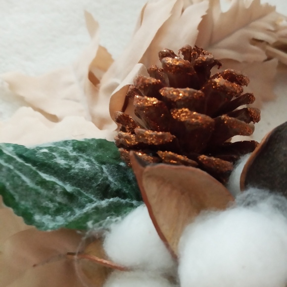 Fall Boho Wreath Farmhouse Boho Handmade Autumn - Picture 4 of 6